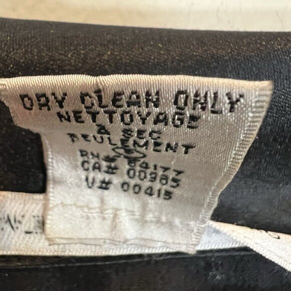 Diane von Furstenberg Black Satin Off Shoulder Cocktail Dress 2 - Picture 8 of 10